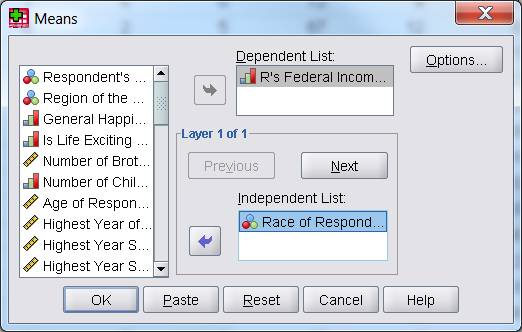 Means dialog