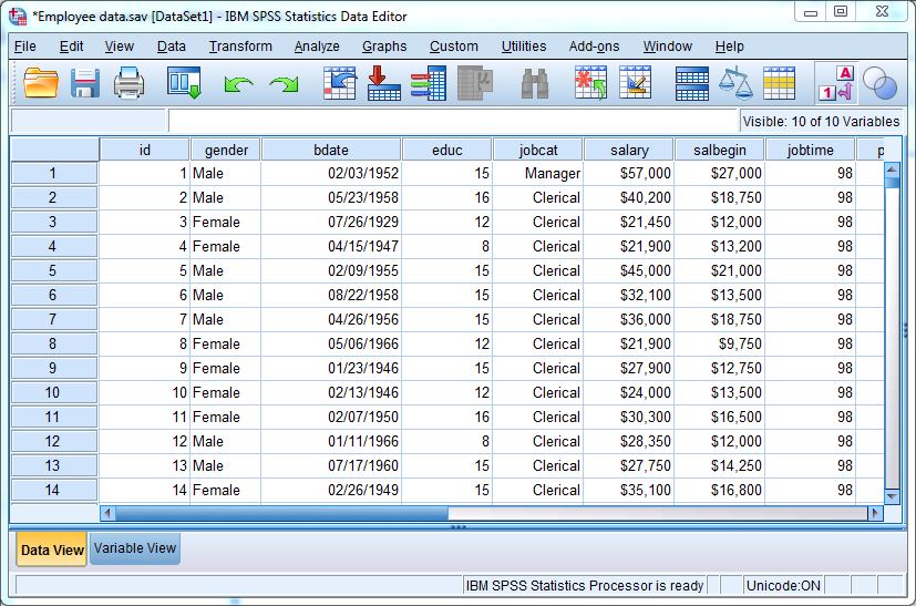 SPSS For The Classroom The Basics